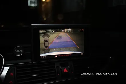 (송파) 아우디a6차량 안드로이드박스 m2c200a카블릿 매립하기