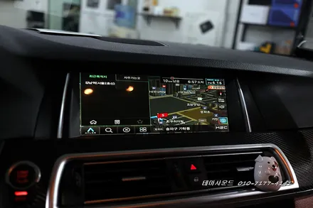 (송파) bmw 520d차량 m2c200a 안드로이드 카블릿 연동하기