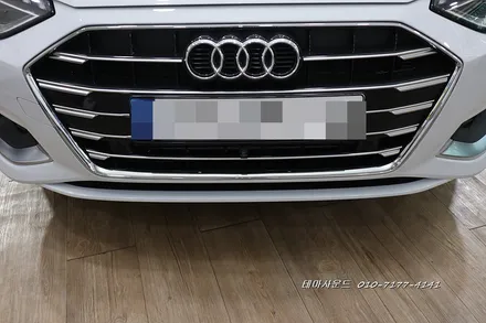 ( 송파) 아우디a4신형차량 터치연동 3d어라운드뷰 매립하기
