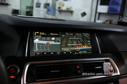 (송파) bmw 520d차량 m2c200a 안드로이드 카블릿 연동하기