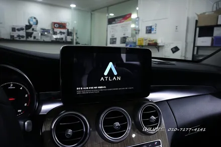(송파) 벤츠c클래스 w205모델 안드로이드 m2c카블릿 설치하기