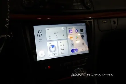 ( 송파) w211구형 e클래스차량 안드로이드올인원설치와 옵틱글래스 광각미러 교환하기
