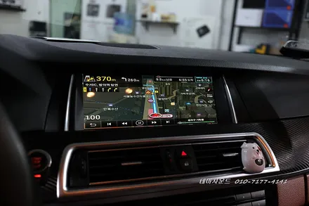 (송파) bmw 520d차량 m2c200a 안드로이드 카블릿 연동하기