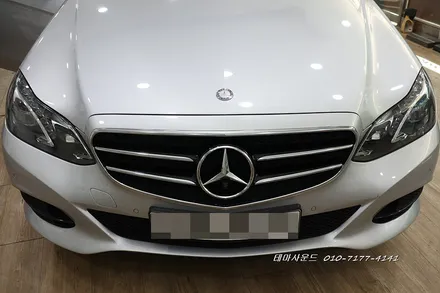 ( 송파) 벤츠e클래스차량 12.3인치안드로이드모니터 및  3d 고화질어라운드뷰 매립하기