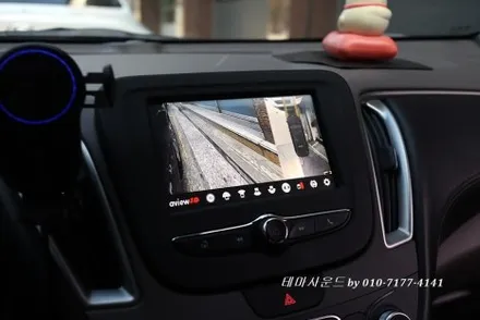 ( 송파) 올뉴말리부 순정모니터에 3d어라운드뷰 매립하기