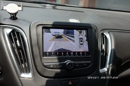 ( 송파) 올뉴말리부 순정모니터에 고화질 hdmi 3d 어라운드뷰 매립아이나비블랙박스 추가하기