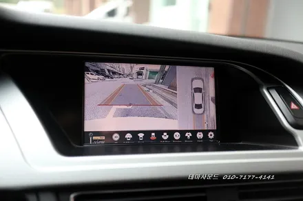 ( 송파) 아우디a4차량 순정모니터에 3d어라운드뷰 연동하기