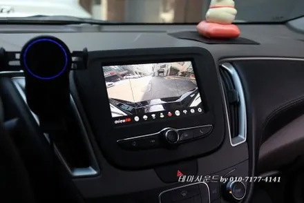 ( 송파) 올뉴말리부 순정모니터에 3d어라운드뷰 매립하기