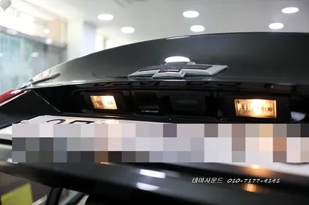 ( 송파 ) 올뉴말리부차량 순정모니터에 고화질 3d어라운드뷰 매립하기