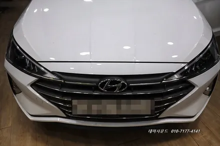( 송파) 더뉴아반테ad차량 순정모니터에 3d어라운드뷰 작업하기