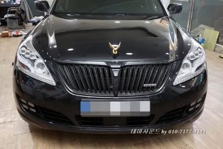 ( 송파) 에쿠스 마지막모델 순정네비게이션 시스템에 애플카플레이 안드로이드오토 묘듈설치하기