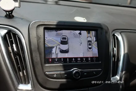 ( 송파) 올뉴말리부 순정모니터에 고화질 hdmi 3d 어라운드뷰 매립아이나비블랙박스 추가하기