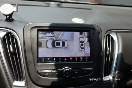 ( 송파) 올뉴말리부 순정모니터에 고화질 hdmi 3d 어라운드뷰 매립아이나비블랙박스 추가하기