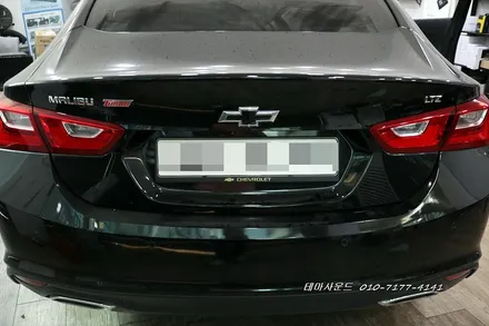 ( 송파 ) 올뉴말리부차량 순정모니터에 고화질 3d어라운드뷰 매립하기