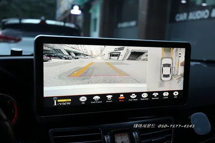 ( 송파) 벤츠e클래스차량 12.3인치안드로이드모니터 및  3d 고화질어라운드뷰 매립하기