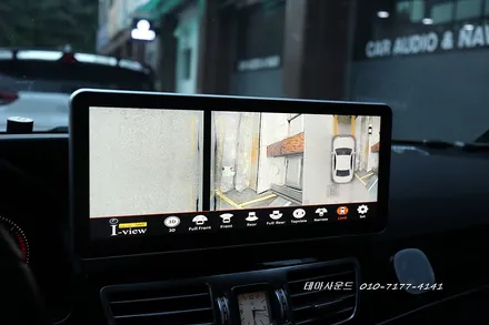 ( 송파) 벤츠e클래스차량 12.3인치안드로이드모니터 및  3d 고화질어라운드뷰 매립하기