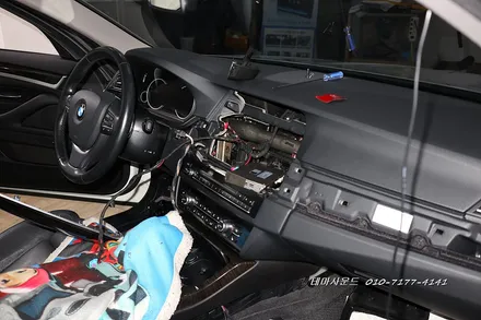 ( 송파) bmw520d차량 순정모니터 안드로이드올인원 작업하기