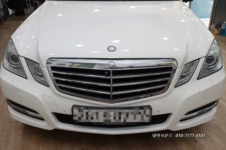 ( 송파) 벤츠e클래스 전기형모델 순정모니터에 3d어라운드뷰 시공