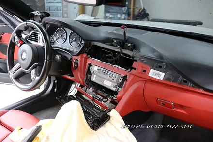 ( 송파) bmw 428i 고객님 해외직구 안드로이드 모니터 작업해보기