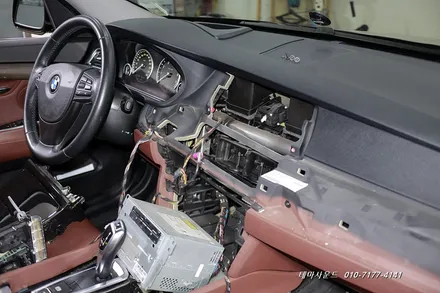 ( 송파) bmw 5gt차량 알리올인원매립과 3d어라운드뷰 시공하기