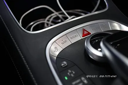 ( 송파) 벤츠s클래스 안드로이드올인원매립과 순정리어모니터연동