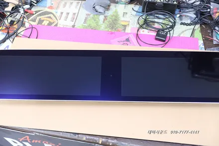 ( 송파) e클래스 w213차량 순정모니터에 고해상도 올인원설치하기