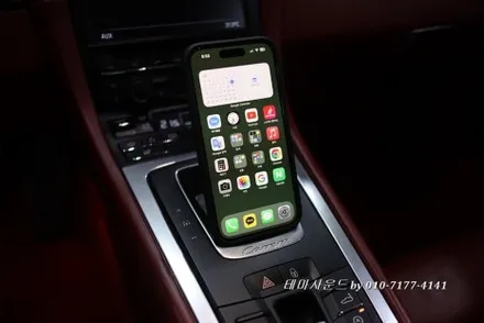 ( 송파)포르쉐911차량 고음질전용 블루투스매립하기
