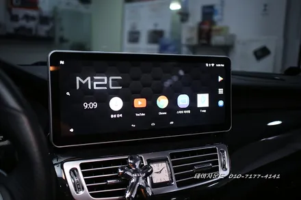 ( 송파) 벤츠cls차량 안드로이드 카블릿 m2c200플러스 시공하기