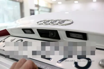 ( 송파) 아우디a4차량 순정모니터에 3d어라운드뷰 연동하기