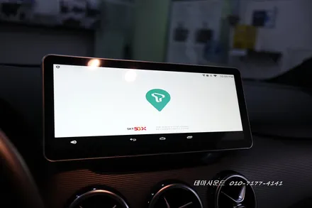 ( 송파) 벤츠b클래스차량 순정모니터탈거후 12.3안드로이드모니터 교체하기