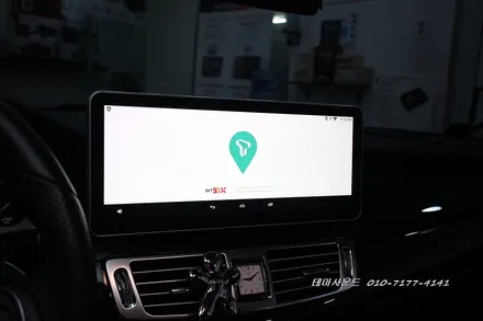 ( 송파) 벤츠cls차량 안드로이드 카블릿 m2c200플러스 시공하기