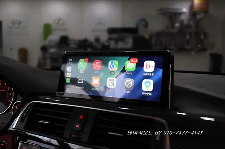 ( 송파) bmw 428i 고객님 해외직구 안드로이드 모니터 작업해보기