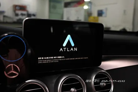 ( 송파) 벤츠glc차량 국산안드로이드 카블릿 m2c200a매립하기