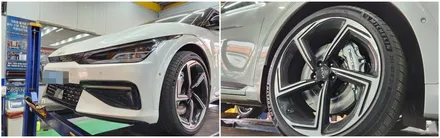 기아 EV6 GT 브레이크튜닝 프론트 네오테크6P & 리어확장킷 장착 / 고양, 일산, 김포, 파주
