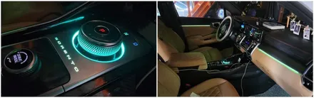 쏘렌토MQ4디젤시그니처  엠비언트라이트 순정연동작업 / 고양, 일산, 김포, 파주