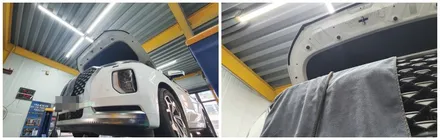팰리세이드 합성오일교환 엔진세정과 잔유제거까지 순환식작업 / 고양, 일산, 김포, 파주