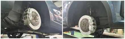 알콘브레이크6p&380mm 디스크 조합으로 쏘렌토mq4 브레이크튜닝 완성 / 고양, 일산, 김포, 파주