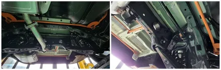 쏘렌토mq4 하이브리드 2륜차량 바디를 단단하게 만들어 주행성능을 높여주는 하체보강킷 언더바,스트럿바 장착 / 고양, 일산, 김포, 파주