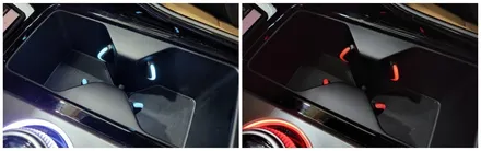 쏘렌토MQ4 4륜조그다이얼 교체후 앰비언트시공 면발광컵홀더까지 / 고양, 일산, 김포, 파주