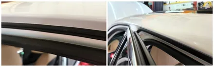 풍절음차단하고,노면소음까지 감소시켜 주는 꿀 조합 , 쏘나타dn8에 시공한  제로니노이즈킷 과 활대링크튜닝 노이즈캐쳐 장착 / 고양, 일산, 김포, 파주