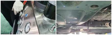 팰리세이드 합성오일교환 엔진세정과 잔유제거까지 순환식작업 / 고양, 일산, 김포, 파주