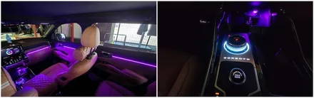 쏘렌토mq4프레스티지 엠비언트라이트 순정연동시공 / 고양, 일산, 김포, 파주