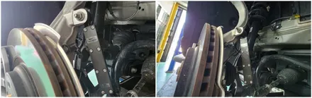 gv80 차체흔들림 잡고,노면충격까지 줄여 주는 하체보강 / 고양, 일산, 김포, 파주