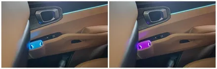 쏘렌토mq4 앰비언트라이트 1열2열 컵홀더 순정교체형으로 시공 / 고양, 일산, 김포, 파주