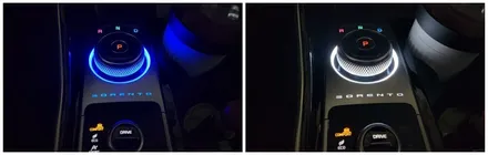 쏘렌토MQ4 2륜차량 4륜조그다이얼로 바꾸고 앰비언트무드등 시공 / 고양, 일산, 김포, 파주