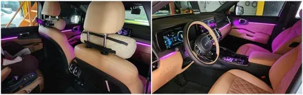 쏘렌토mq4 하이브리드 노블레스 순정연동엠비언트 실내무드조명튜닝 / 고양, 일산, 김포, 파주
