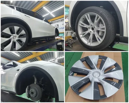 승차감 업그레이드를 위한 테슬라 하체보강\