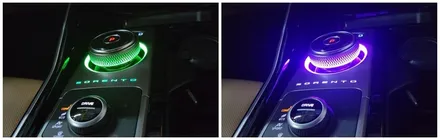 쏘렌토mq4 4륜조그다이얼로 바꾸고 앰비언트라이트 시공까지 무드램프 완성 / 고양, 일산, 김포, 파주