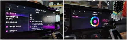 쏘렌토mq4 가솔린2륜 순정연동엠비언트 시공과 4륜조그다이얼교체 / 고양, 일산, 김포, 파주