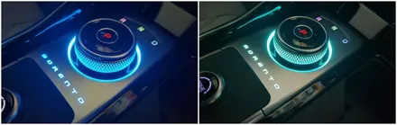 쏘렌토mq4엠비언트무드램프 실내무드조명튜닝 노블레스작업 / 고양, 일산, 김포, 파주